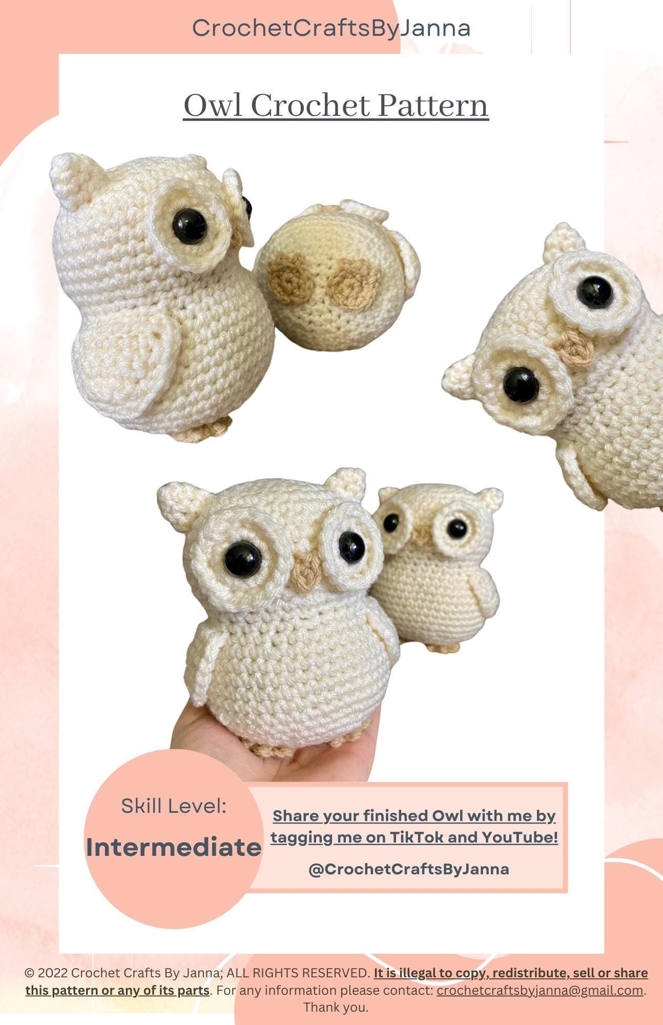 Owl Crochet Pattern