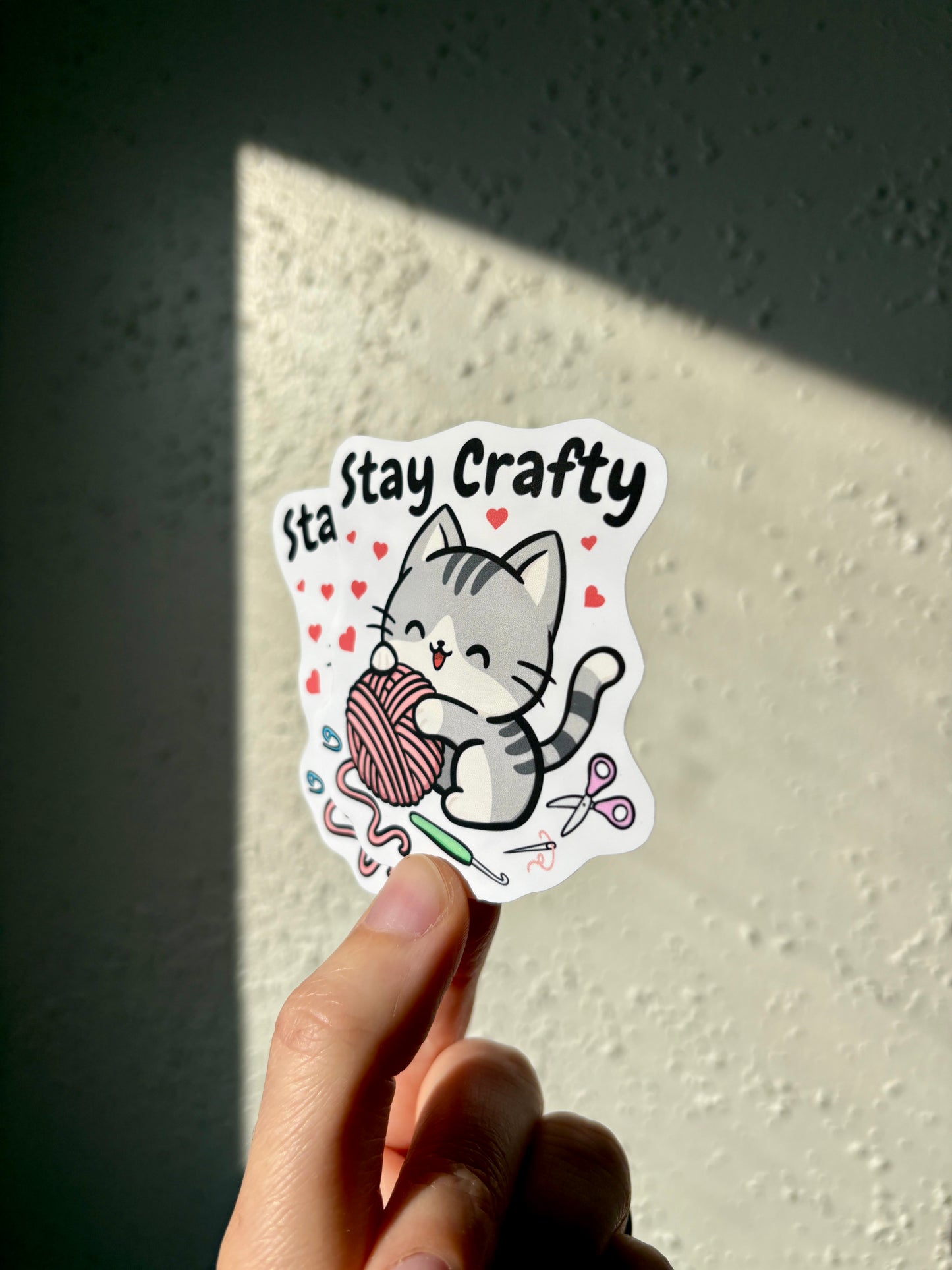 Stay Crafty Sticker