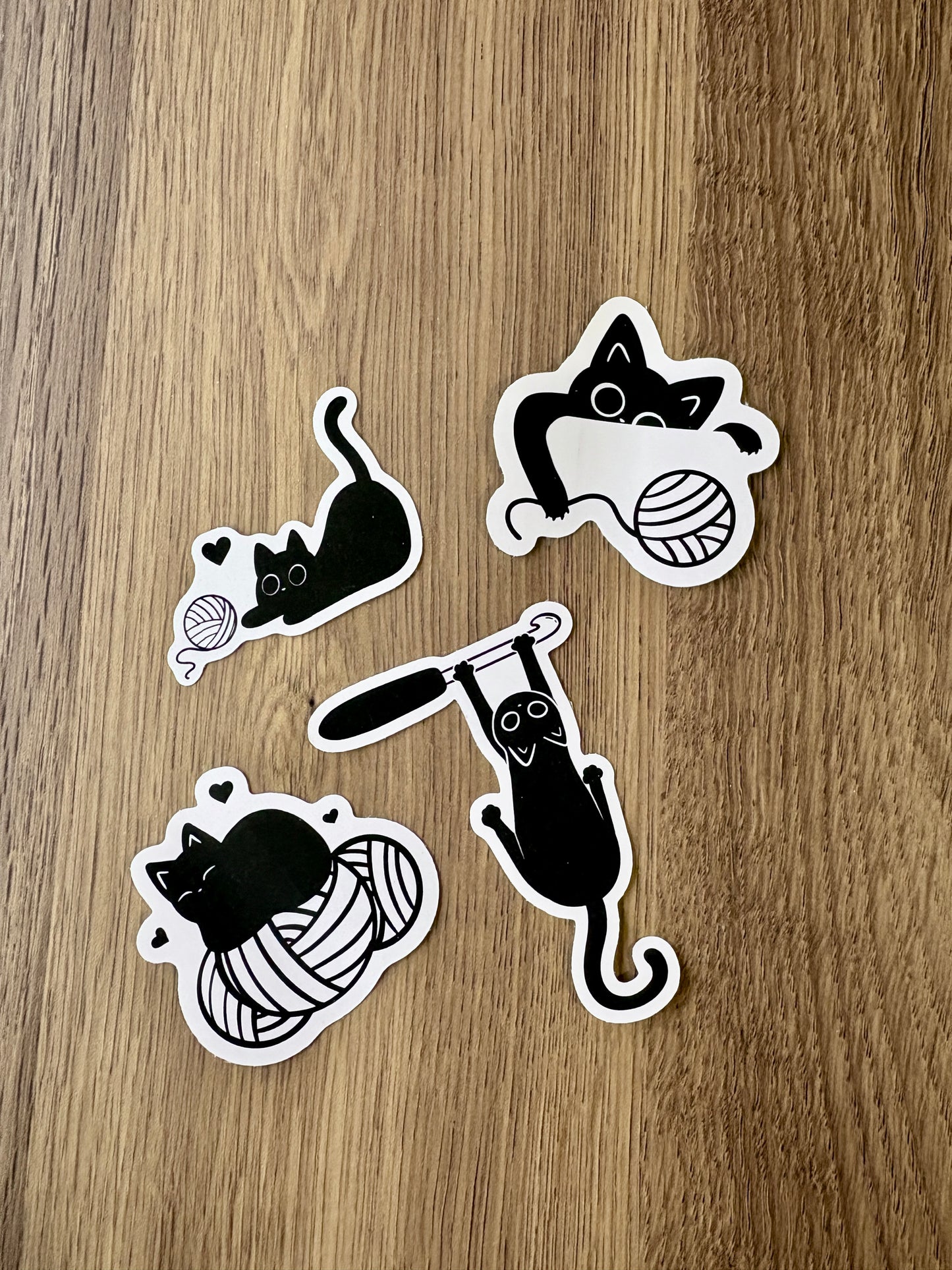 Cute Black Cat Sticker