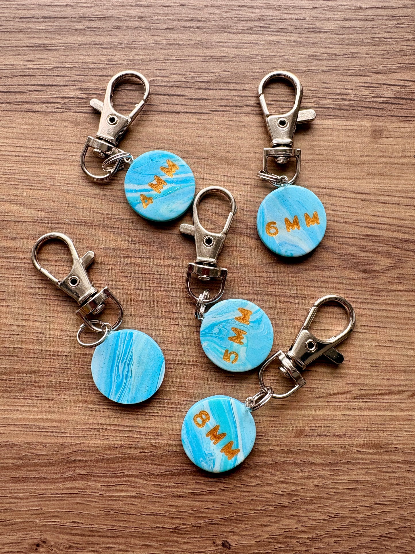 Blue & Gold Marbled Marker