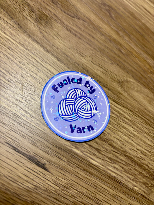 Fueled By Yarn Sticker Pack