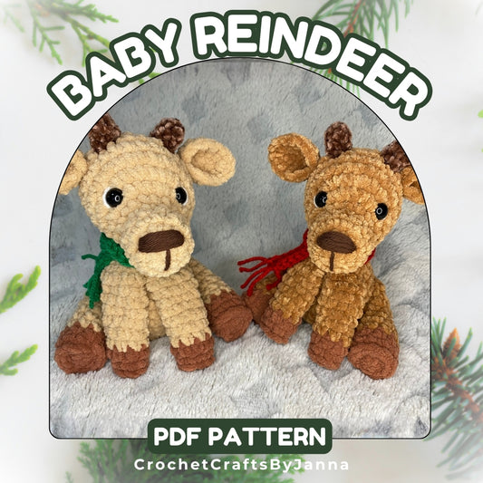 Baby Reindeer Crochet Pattern