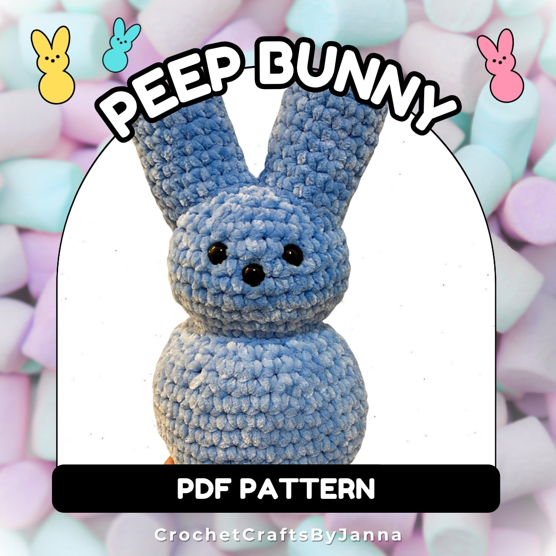 Peep Easter Bunny Crochet Pattern