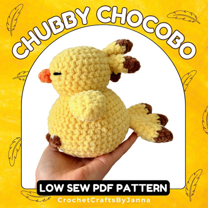 Chocho Pattern Chubby Chocobo Crochet Pattern – Crochet Crafts By Janna
