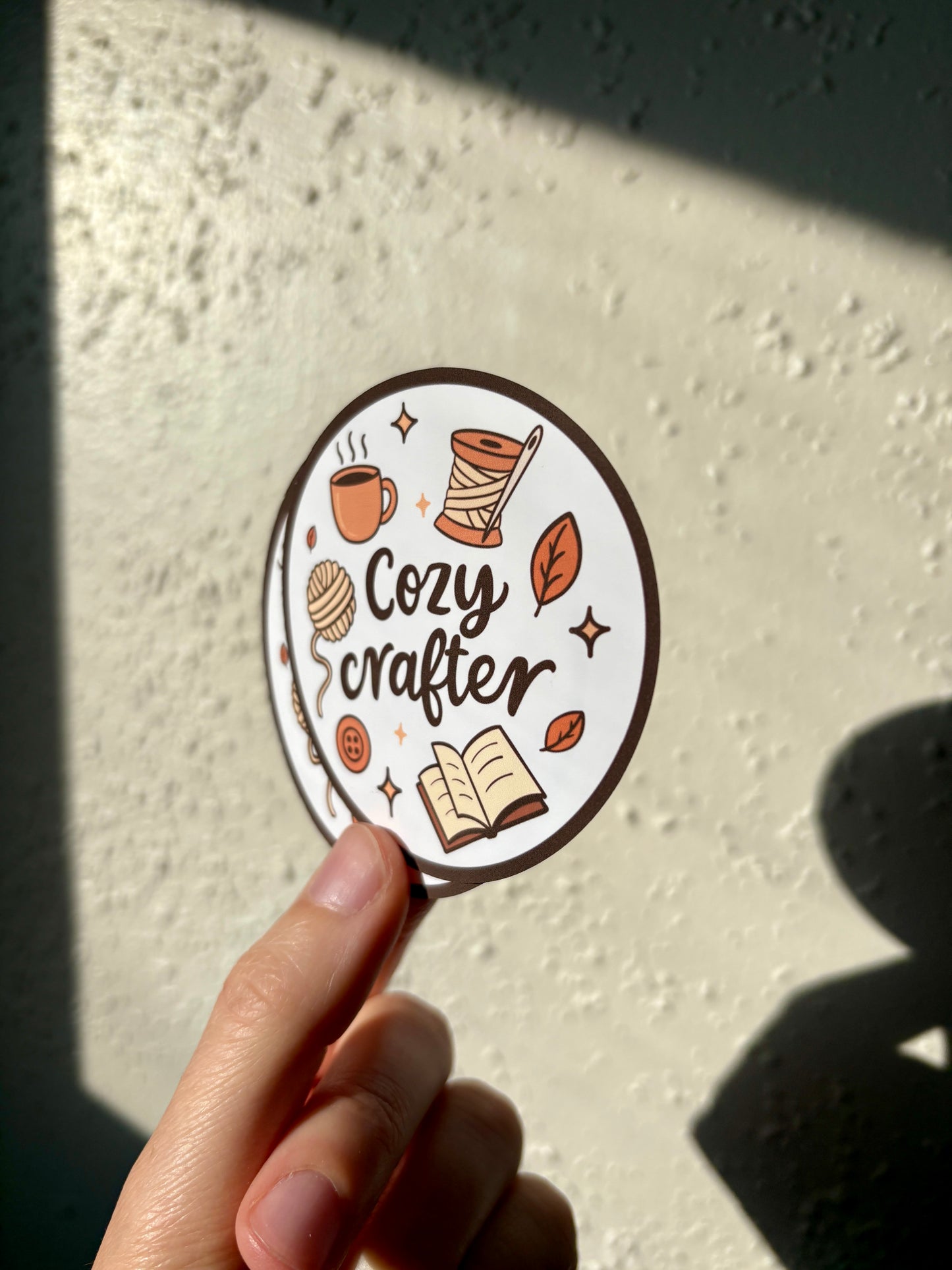 Cozy Crafter Sticker