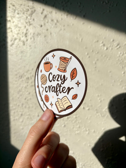 Cozy Crafter Sticker