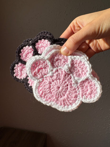 Paw Print Coasters