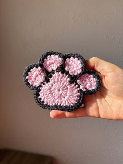 Paw Print Coasters