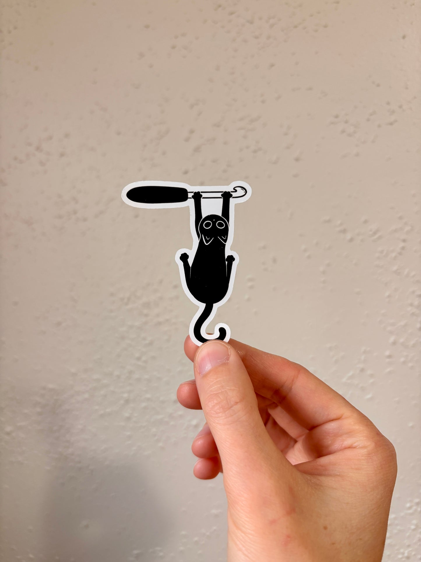 Cute Black Cat Sticker