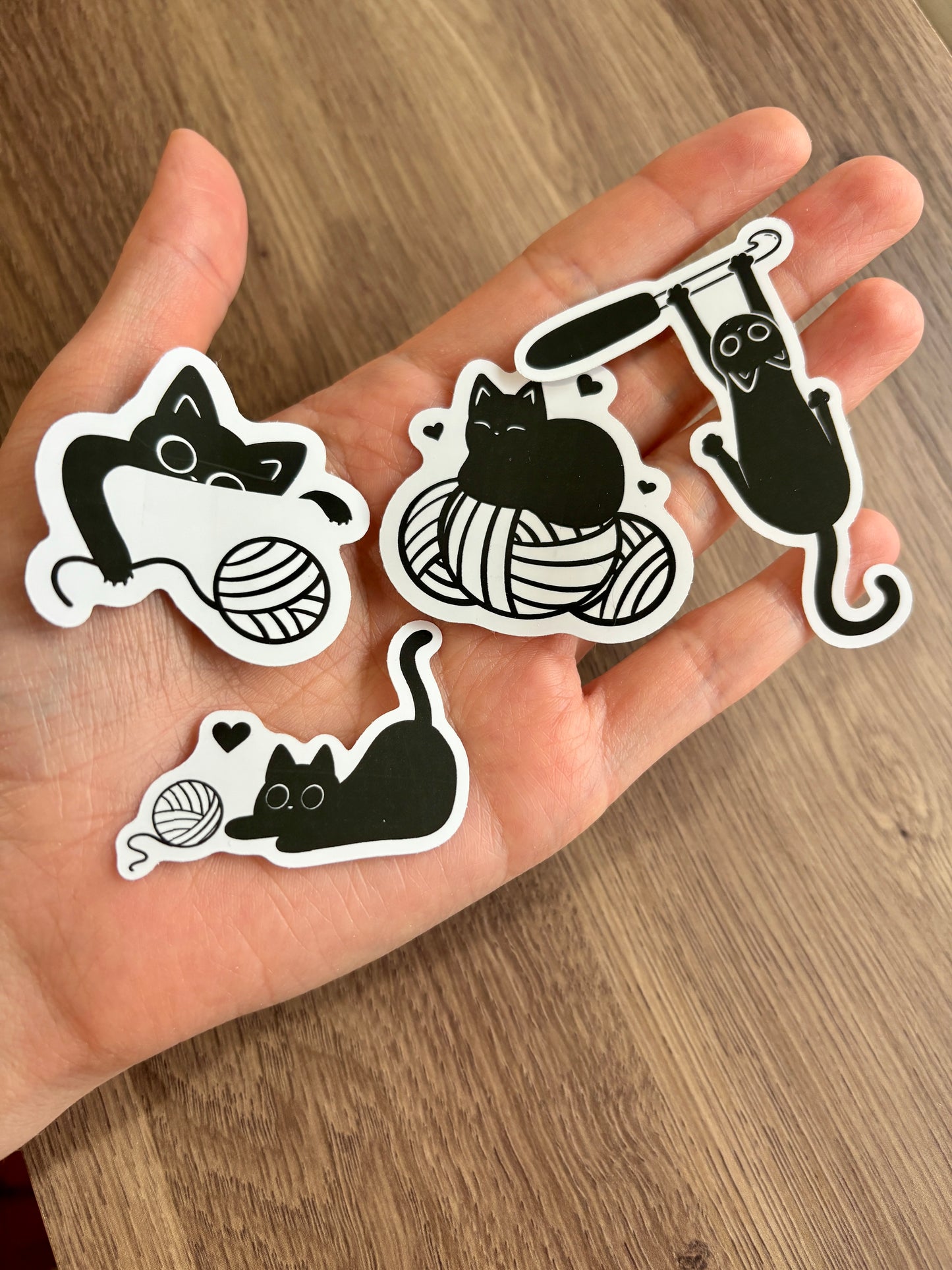 Cute Black Cat Sticker