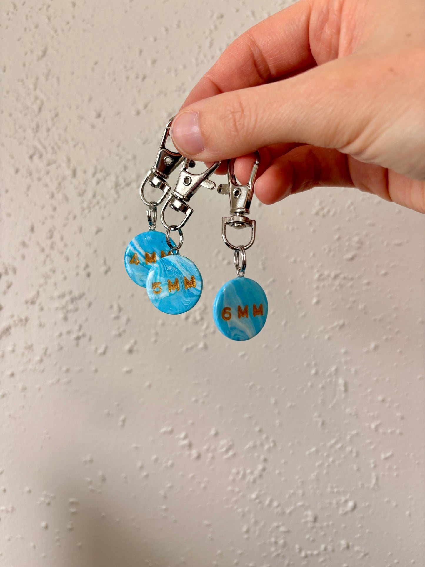 Blue & Gold Marbled Marker